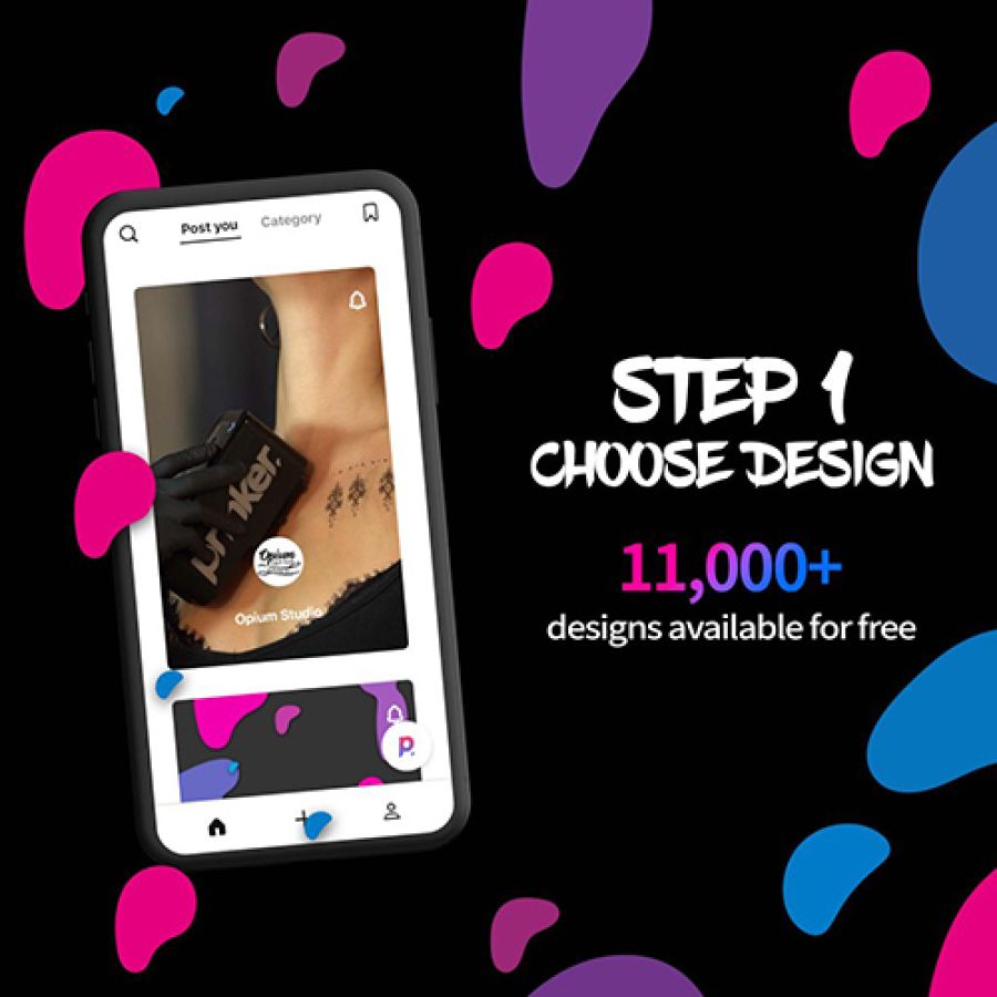 Step 1 Design you Tattoo